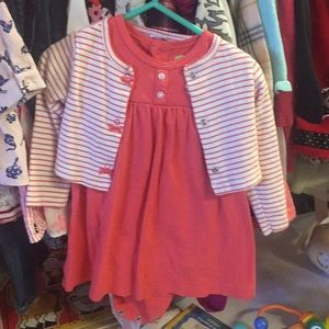 Simple dress with sweater